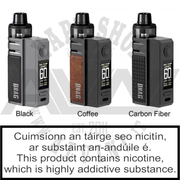 voopoo drag coils pnp Voopoo Drag E60 Pod Kit 2550mah main image 0