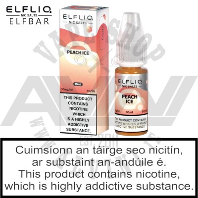 ElfLiq Peach Ice Nic Salt - ElfLiq Pink Lemonade  ElfLiq Peach Ice Nic Salt - ElfLiq NicSalt