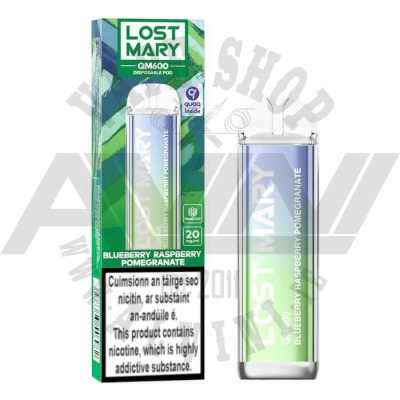 Blueberry Raspberry Pomegranate - Lost Mary QM600 Disposable Vape - Lost Mary