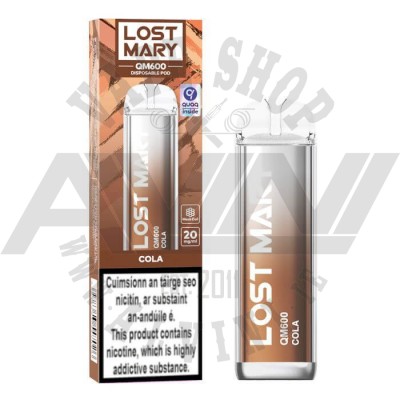 Cola - Lost Mary QM600 Disposable Vape - Lost Mary