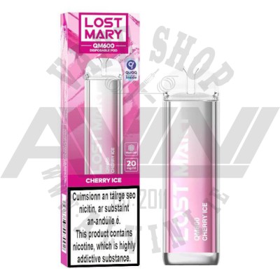 Cherry Ice - Lost Mary QM600 Disposable Vape - Lost Mary