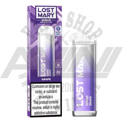 Grape - Lost Mary QM600 Disposable Vape - Lost Mary