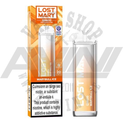 Marybull Ice - Lost Mary QM600 Disposable Vape - Lost Mary