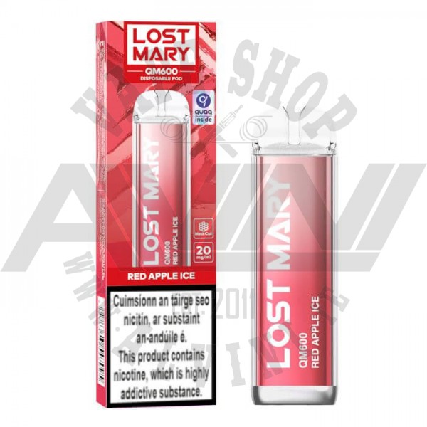 Red Apple Ice - Lost Mary QM600 Disposable Vape - Ireland|Limerick