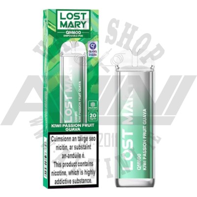 Kiwi Passionfruit Guava - Lost Mary QM600 Disposable Vape Ireland