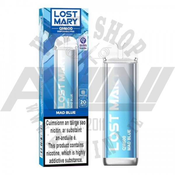 elf bar vape uk MAD BLUE ELF BAR DISPOSABLE VAPE – Candylandug main image 1