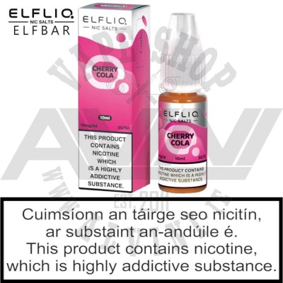 ElfLiq Cherry Cola Nic Salt - ElfLiq Cherry Cola Ireland ElfLiq Cherry Cola Nic Salt - ElfLiq NicSalt