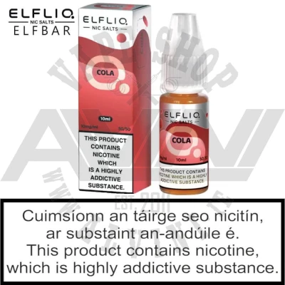 ElfLiq Cola Nic Salt - ElfLiq Cola e-Juice Ireland ElfLiq Cola Nic Salt - ElfLiq NicSalt
