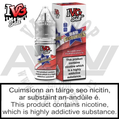 IVG Blueberry Pomegranate Nicotine Salts - 10 ml - IVG