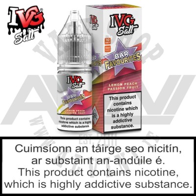 IVG Lemon Peach Passionfruit Nicotine Salts - 10 ml - IVG Lemon Peach Passionfruit IVG Lemon Peach Passionfruit Nicotine Salts - 10 ml - IVG