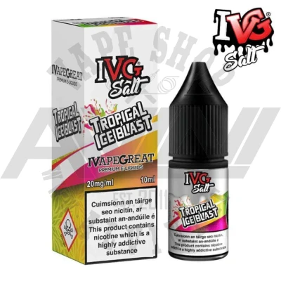 IVG Tropical Ice Blast Nicotine Salts - 10 ml - IVG Tropical Ice Blast Bar Favorites IVG Tropical Ice Blast Nicotine Salts - 10 ml - IVG