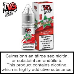 IVG Watermelon Cherry Nicotine Salts - 10 ml IVG Watermelon Cherry Nicotine Salts - 10 ml