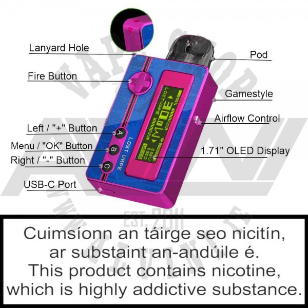 ursa pocket pod kit Lost Vape URSA Pocket Pod Kit