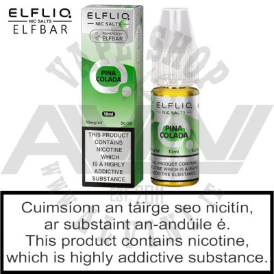 ElfLiq Pina Colada Nic Salt - ElfLiq Pina Colada Ireland ElfLiq Pina Colada Nic Salt - ElfLiq NicSalt