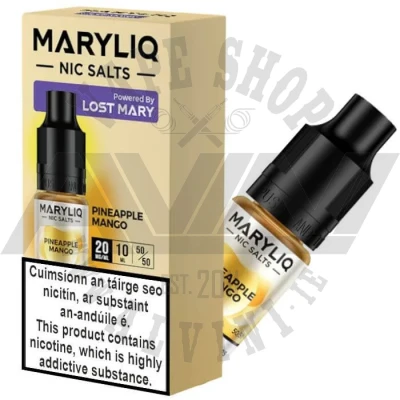 Pineapple Mango - MaryLiq NicSalt 10 ml - LM Pineapple Mango 10 ml Pineapple Mango - MaryLiq NicSalt 10 ml - MaryLiq
