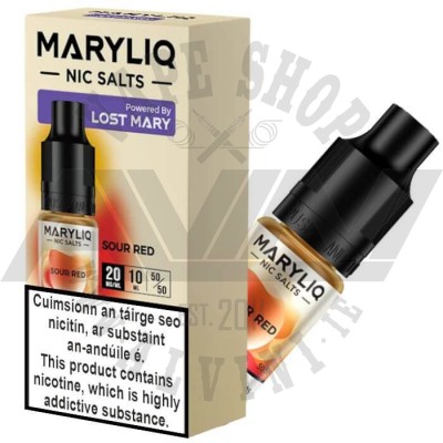 Sour Red - MaryLiq NicSalt 10 ml - LM Sour Red 10 ml Sour Red - MaryLiq NicSalt 10 ml - MaryLiq