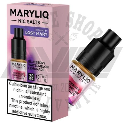 Blueberry Watermelon Lemonade - MaryLiq NicSalt 10 ml - LM Blueberry Watermelon Lemonade 10 ml Blueberry Watermelon Lemonade - MaryLiq NicSalt 10 ml - MaryLiq