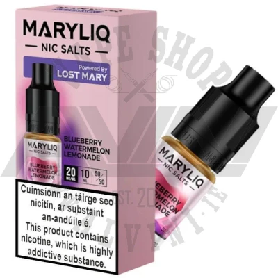 Blueberry Watermelon Lemonade - MaryLiq NicSalt 10 ml - LM Blueberry Watermelon Lemonade 10 ml Blueberry Watermelon Lemonade - MaryLiq NicSalt 10 ml - MaryLiq