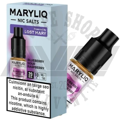 Blueberry Sour Raspberry - MaryLiq NicSalt 10 ml - LM Blueberry Sour Raspberry 10 ml Blueberry Sour Raspberry - MaryLiq NicSalt 10 ml - MaryLiq