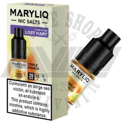 Triple Mango - MaryLiq NicSalt 10 ml - LM Triple Mango 10 ml Triple Mango - MaryLiq NicSalt 10 ml - MaryLiq