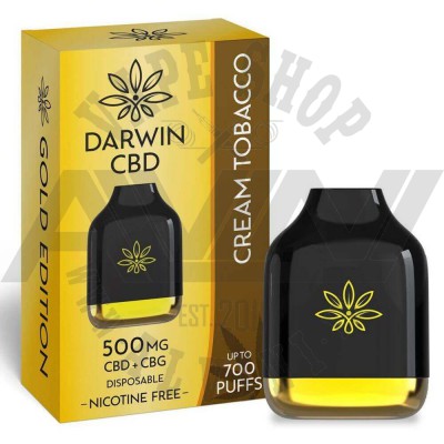 Cream Tobacco - Darwin CBD 500 mg - CBD e-Liquids