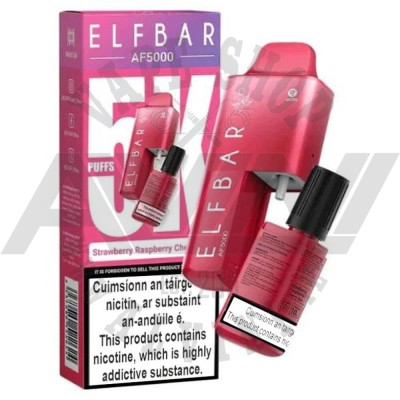Strawberry Raspberry Cherry Ice - AF5000 - 20 mg - Elfbar Disposable