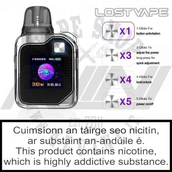how to unlock lost vape Lost Vape Thelema Elite Dm45 Pod Thelema Elite De Lost Vape Pod SystemLost  Vape Australia