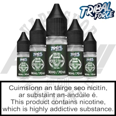 Tribal Boost Nic Shot - 20 MG - 70/30 VPG - Nicotine Shots