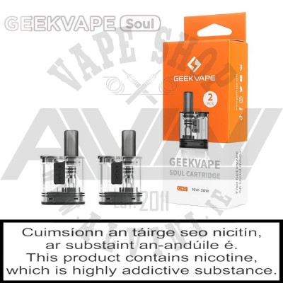 pod centaurus e40 max lost vape Geek Vape Soul Pods Geekvape Soul Replacement Pod Cartridge GeekVape Soul 2  Pod Vape Kit main image 0