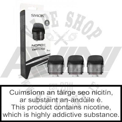Smok Nord C Replacement Pods x 3 pack - Nord C Pod x 3 Smok Nord C Replacement Pods x 3 pack - Regular Tanks