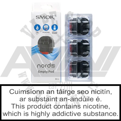 Smok Nord 5 Replacement Pod x 3 pack - Nord 50 LP2 Pod x 3 Smok Nord 5 Replacement Pod x 3 pack - Tanks & Clearomizers