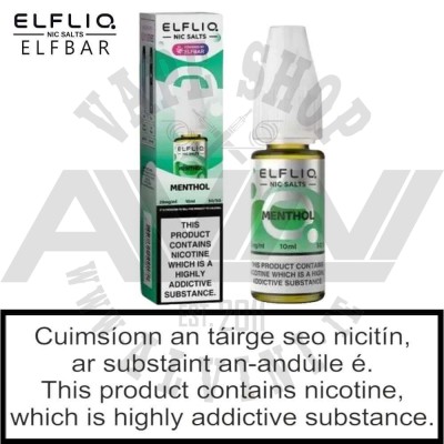 ElfLiq Menthol Nic Salt - ElfLiq Menthol ElfLiq Menthol Nic Salt - ElfLiq NicSalt