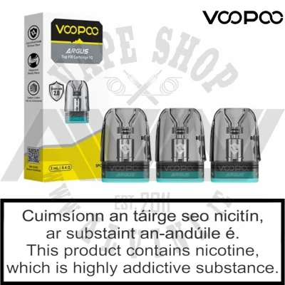 VooPoo Argus V2 Top Fill Replacement Pods - 3 pcs - Tanks & Clearomizers