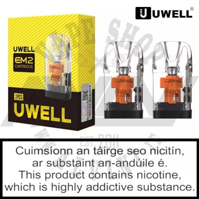 Uwell EM2 Replacement Pods - 2 pcs - Regular Coils