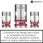 Vaporesso GTX Dual Mesh Coil Vaporesso GTX Dual Mesh Coil