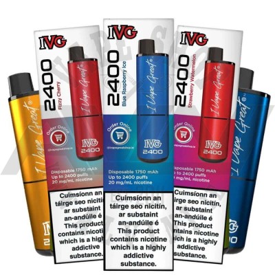 IVG 2400 Disposable Vape - IVG Plus Vape Bar