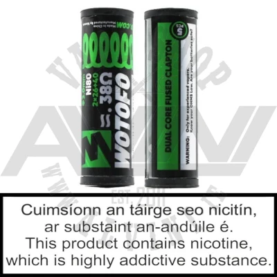 Wotofo Dual Core Fused Clapton Coils Ni80 - 5 pcs - SubOhm Coils
