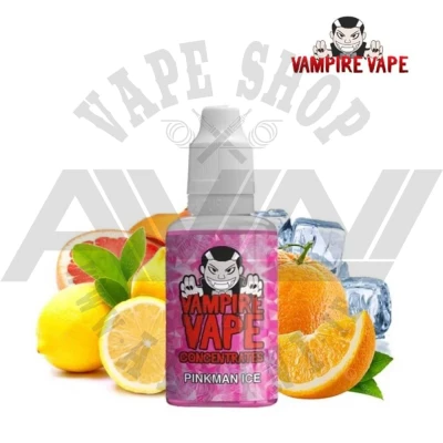 Vampire Vape Pinkman Ice Concentrate 30ml – Fruity Menthol DIY Vape Flavour Vampire Vape Pinkman Ice Flavour Concentrate 30ml Bottle – Mixed Fruit & Citrus DIY Vape Juice