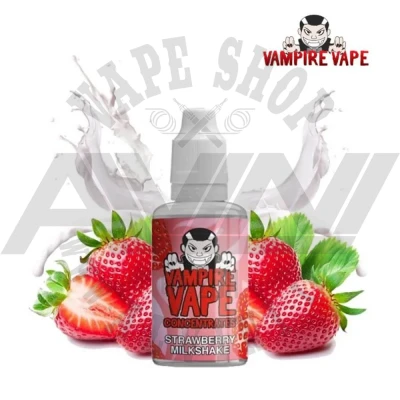 Vampire Vape Strawberry Milkshake Concentrate 30ml Bottle – Creamy Strawberry DIY Vape Flavour