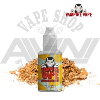 Vampire Vape Virginia Tobacco Concentrate 30ml – Light Tobacco E-Liquid Base for DIY Mixing Vampire Vape Virginia Tobacco Concentrate 30ml Bottle – Smooth Classic DIY Tobacco Flavour