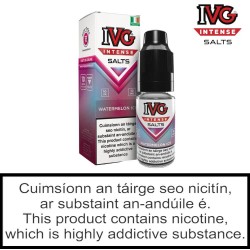IVG Intense  Nicotine Salts Watermelon Ice - 10 ml IVG Intense  Nicotine Salts Watermelon Ice - 10 ml