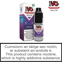 IVG Intense  Nicotine Salts Grape Ice - 10 ml IVG Intense  Nicotine Salts Grape Ice - 10 ml