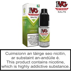 IVG Intense Nicotine Salts Lemon Lime - 10 ml