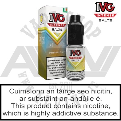 IVG Intense Nicotine Salts Pineapple Ice - 10 ml - IVG