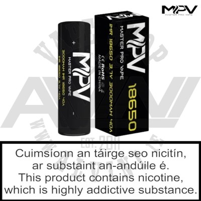 MPV 18650 40A 3000mAh Battery - Mod Batteries