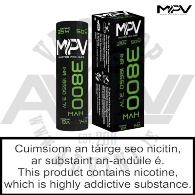 MPV 18650 20A 3800mAh Battery - Mod Batteries