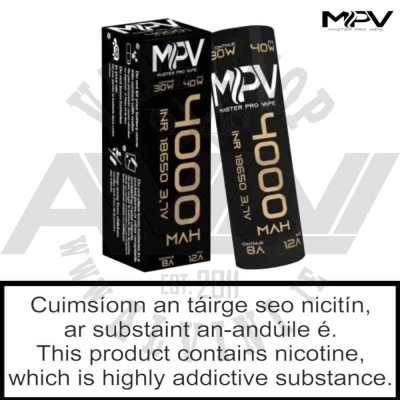 MPV 18650 18A 4000mAh Battery - 18650 18A 4000mAh Battery MPV 18650 18A 4000mAh Battery - Mod Batteries