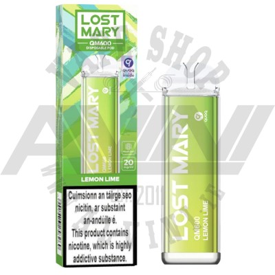 Lemon Lime - Lost Mary QM600 Disposable Vape - Lost Mary