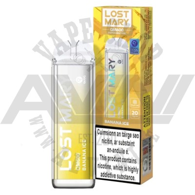 Banana Ice - Lost Mary QM600 Disposable Vape - Lost Mary