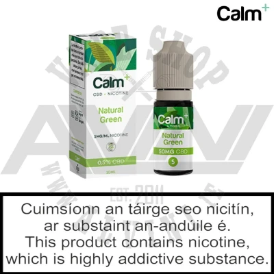 Natural Green - Calm+ - Natural Green Natural Green - Calm+ - CBD e-Liquids